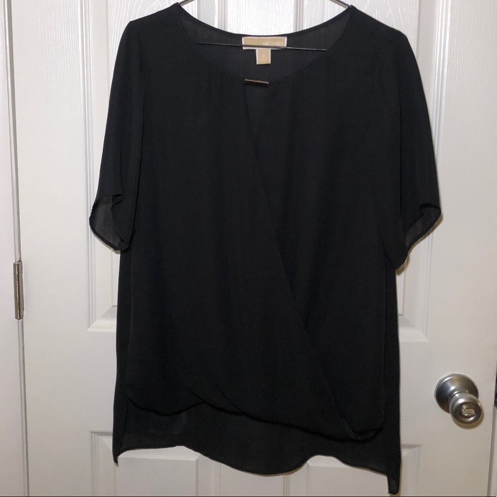 Michael Kors cross front blouse